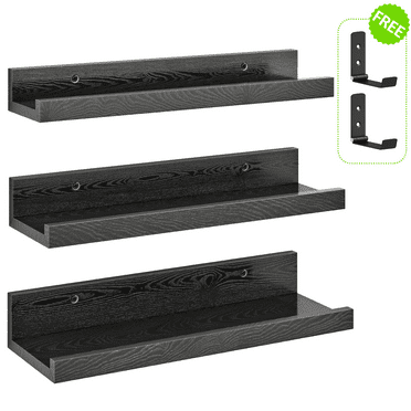 Hillman 515617 High & Mighty Beveled Floating Shelf 36" Black Hillman 515617 High & Mighty Beveled Floating Shelf 36" Black
